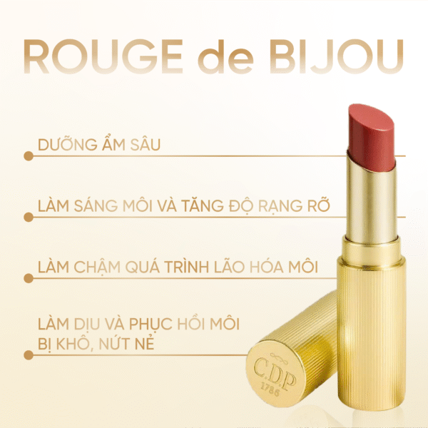 Son Lì Dưỡng Môi Cao Cấp CHALLANS de PARIS – Rouge de Bijou - Hình ảnh 3