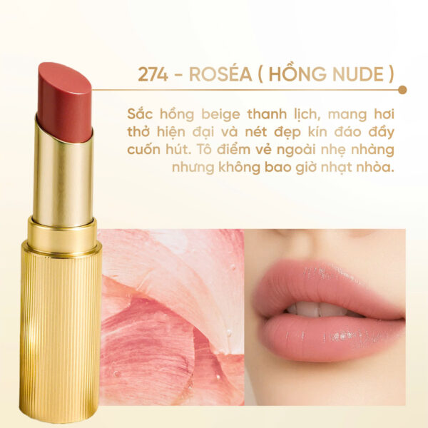 Son Lì Dưỡng Môi Cao Cấp CHALLANS de PARIS – Rouge de Bijou - Hình ảnh 3