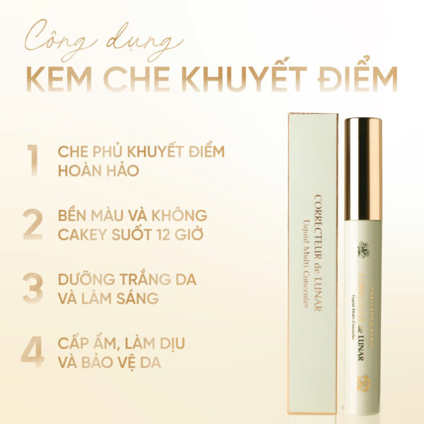 CORRECTEUR de LUNAR<br> <span style="color:#C8985A;">Kem che khuyết điểm (4.6g)</span> - Hình ảnh 3