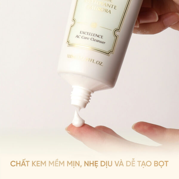MOUSSE NETTOYANTE d'AURORA<br> <span style="color:#C8985A;">Sữa rửa mặt (100ml)</span> - Hình ảnh 6