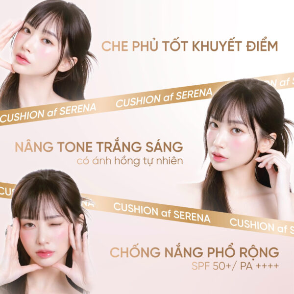 Phấn Nước Chống Nắng, Che Phủ, Mịn Lỳ Skanskin Cushion af Bonita SPF 50+/ PA ++++ (15G/25G) - Hình ảnh 2