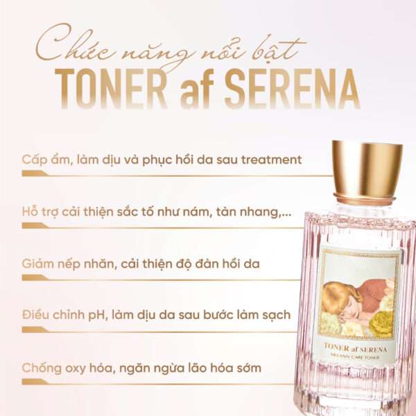 Toner Cấp Ẩm Mờ Thâm, Nám, Tàn Nhang Chống Lão Hoá Da Cân Bằng Da Skanskin Skandi Navisk Toner af Serena 120ml - Hình ảnh 3