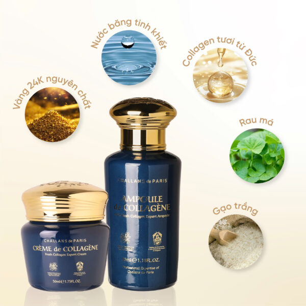 AMPOULE de COLLAGÈNE<br> <span style="color:#C8985A;">Tinh chất Collagen (35ml)</span> - Hình ảnh 4