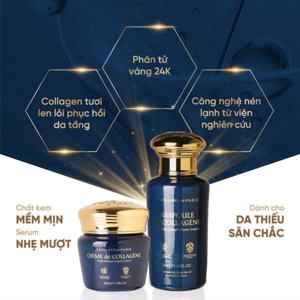 AMPOULE de COLLAGÈNE<br> <span style="color:#C8985A;">Tinh chất Collagen (35ml)</span> - Hình ảnh 3