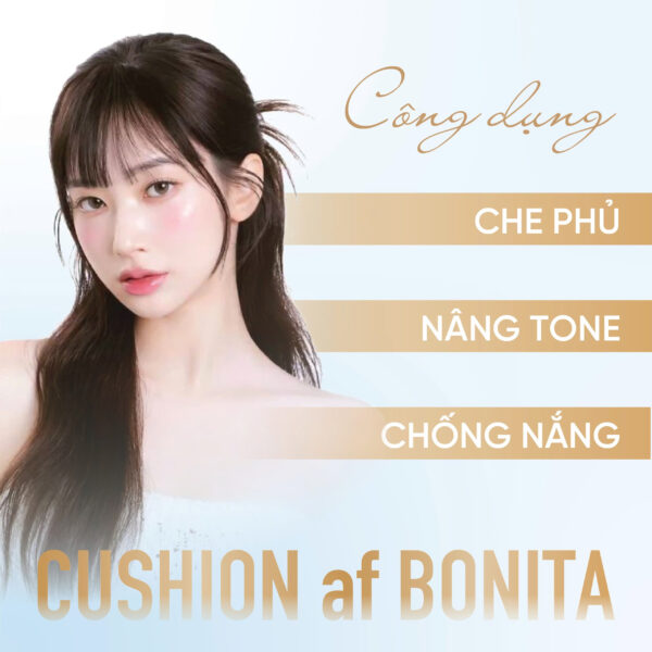 CUSHION af BONITA<br> <span style="color:#C8985A;">Phấn nước (15g/25g)</span> - Hình ảnh 3