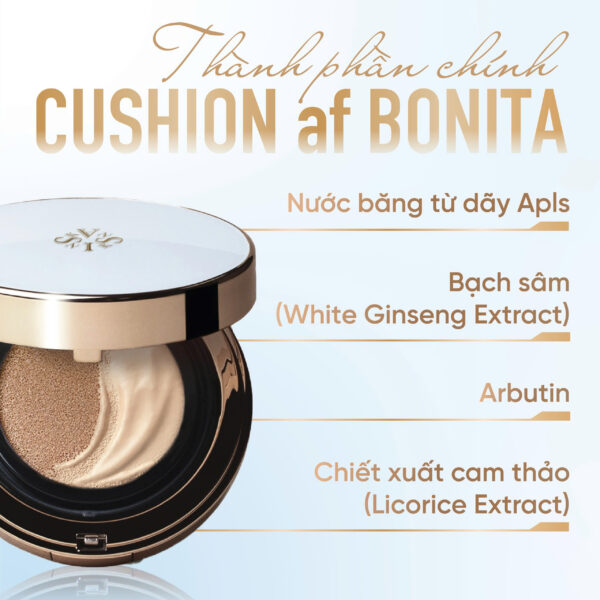 CUSHION af BONITA<br> <span style="color:#C8985A;">Phấn nước (15g/25g)</span> - Hình ảnh 5