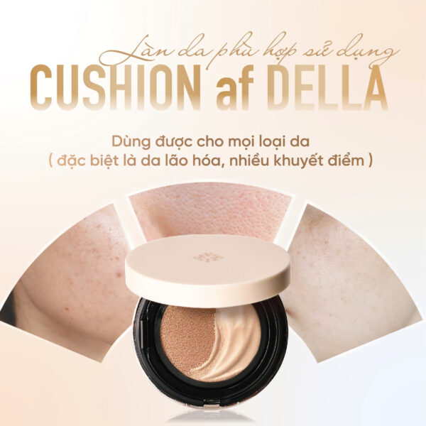 CUSHION af DELLA<br> <span style="color:#C8985A;"> Phấn nước (11g)</span> - Hình ảnh 8