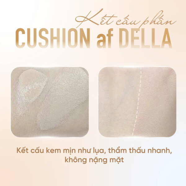 CUSHION af DELLA<br> <span style="color:#C8985A;"> Phấn nước (11g)</span> - Hình ảnh 10