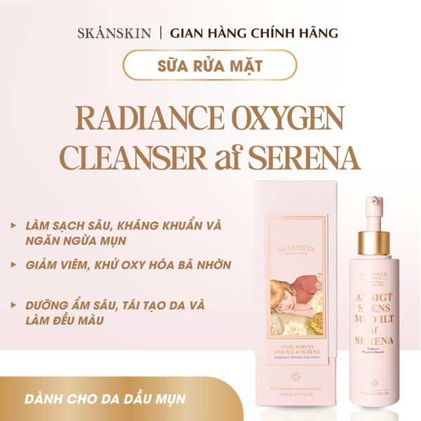 Sữa Rửa Mặt Skanskin Skin Repair Oxygen Cleanser Tái Tạo Phục Hồi Dưỡng Trắng (130ML)