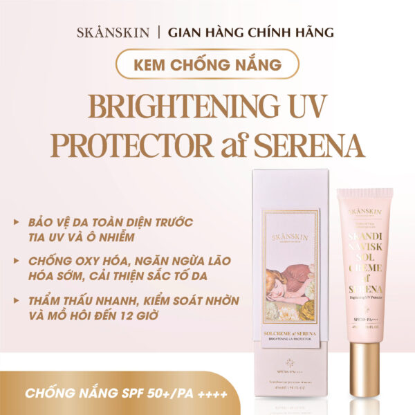 Kem Chống Nắng Skanskin Brightening UV Protector SPF 50+/ PA++++ Nâng Tone (45ML)