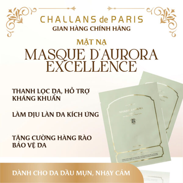 Mặt Nạ Cấp Ẩm, Se Khít Chân Lông, Nâng Cơ, Cải Thiện Sắc Tố, Loại Bỏ Lớp Da Chết Challans de Paris Mask Pack (1 Miếng)