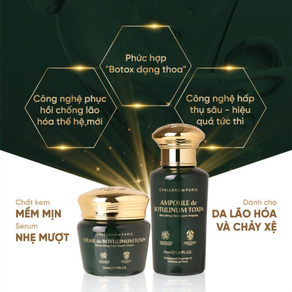 AMPOULE de BOTULINUM TOXIN<br> <span style="color:#C8985A;">Tinh chất nâng cơ (35ml)</span> - Hình ảnh 3