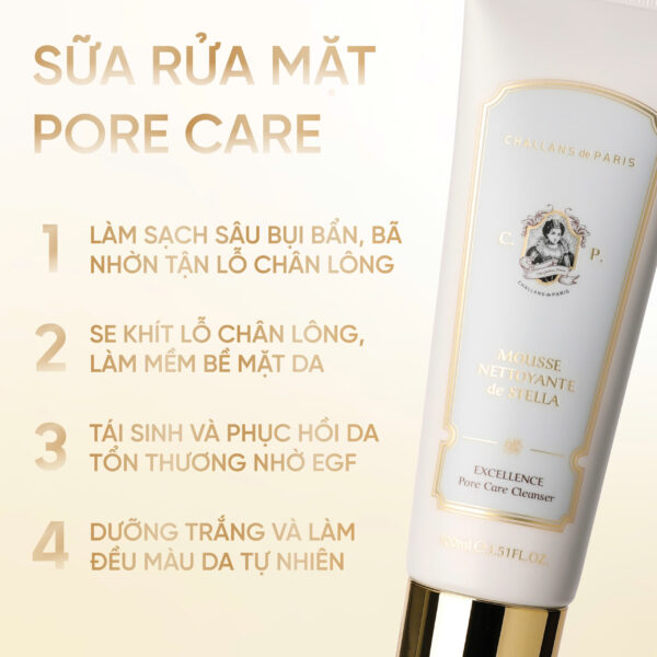MOUSSE NETTOYANTE de STELLA<br> <span style="color:#C8985A;">Sữa rửa mặt (100ml)</span> - Hình ảnh 3