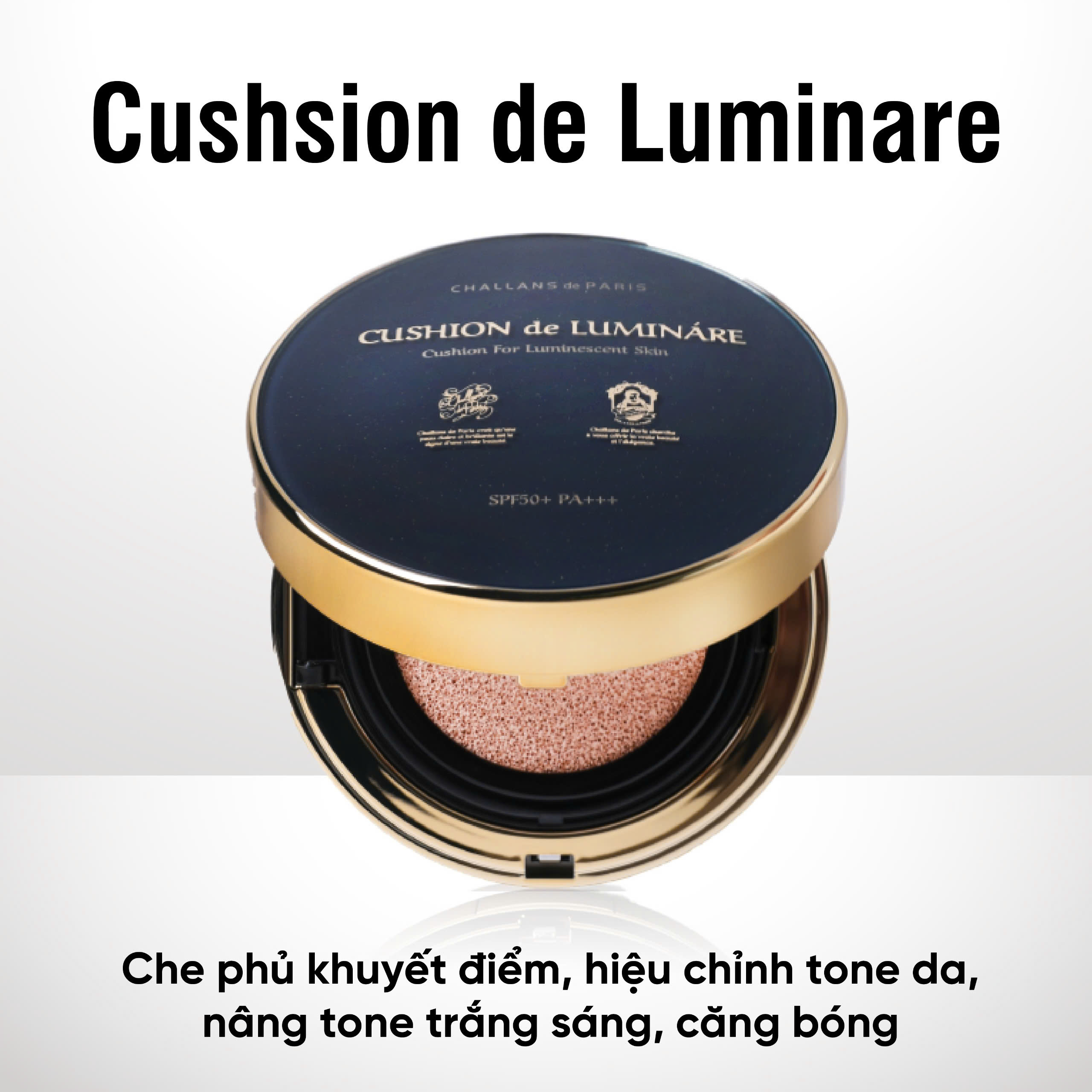 CUSHION de LUMINÁRE<br> <span style="color:#C8985A;">Phấn nước & Kem nền (15g)</span> - Hình ảnh 3