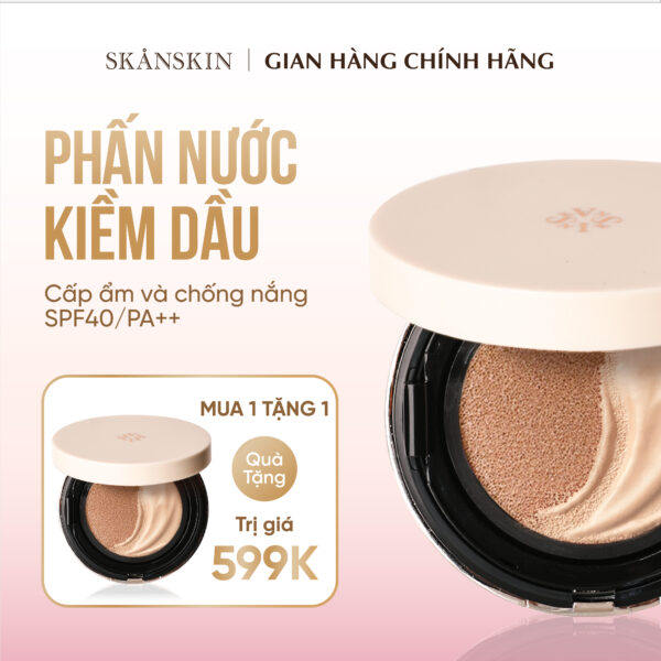 CUSHION af DELLA<br> <span style="color:#C8985A;"> Phấn nước (11g)</span> - Hình ảnh 2