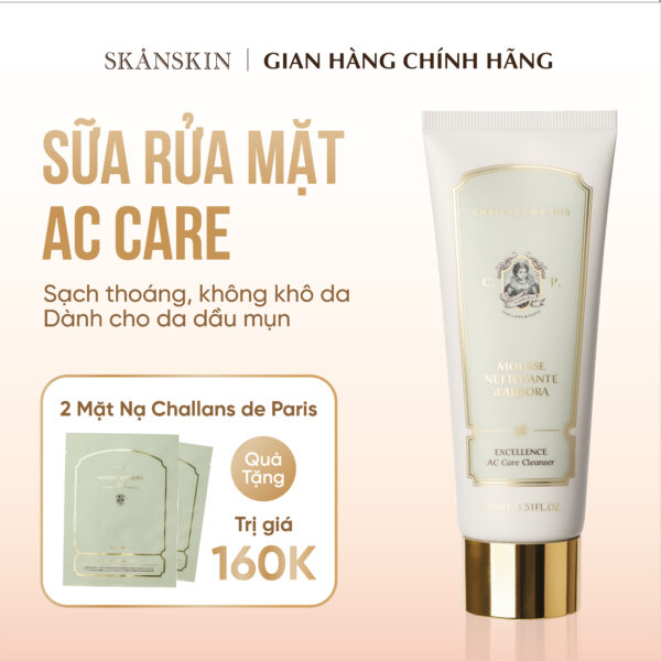 MOUSSE NETTOYANTE d'AURORA<br> <span style="color:#C8985A;">Sữa rửa mặt (100ml)</span> - Hình ảnh 2