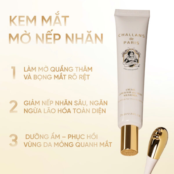 CRÈME CONTOUR des YEUX MEMORIA<br> <span style="color:#C8985A;">Kem mắt (25ml)</span> - Hình ảnh 3